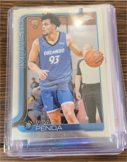 2025-26 Topps Chrome #282 Noah Penda — front