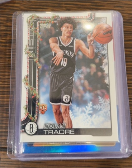 2025-26 Topps Holiday #H179 Nolan Traore — front