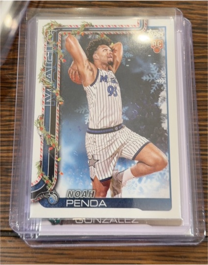 2025-26 Topps Holiday #H192 Noah Penda — front
