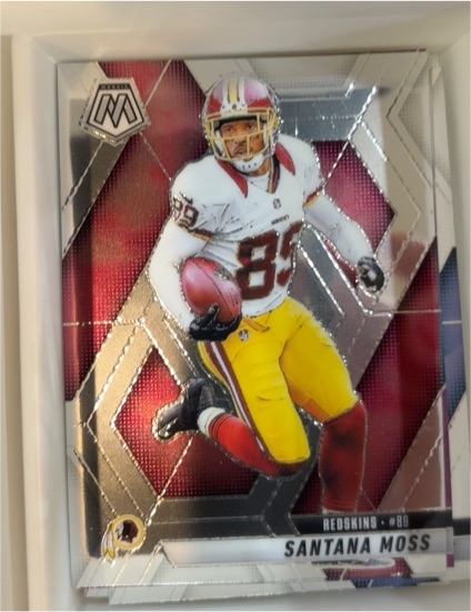 2025 Panini Mosaic #210 Santana Moss — front