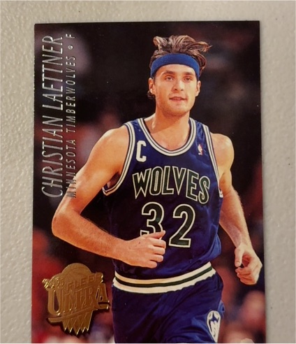 1994-95 Fleer Ultra #109 Christian Laettner Minnesota Timberwolves — front