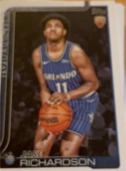 1993 Fleer Jase Richardson Orlando Magic — front