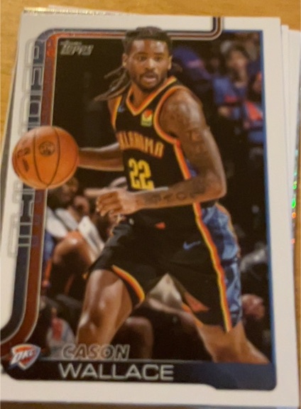 2025-26 Topps #119 Cason Wallace — front