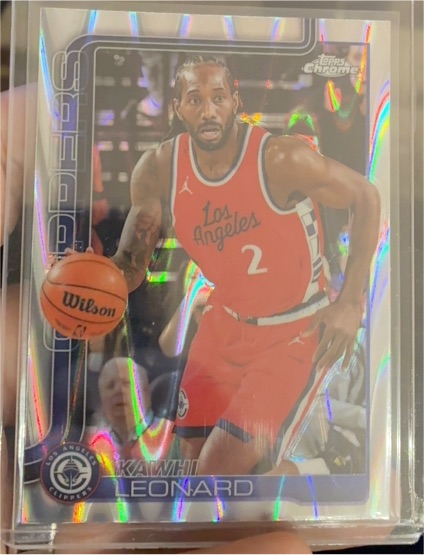 2025-26 Topps Chrome #44 Kawhi Leonard — front