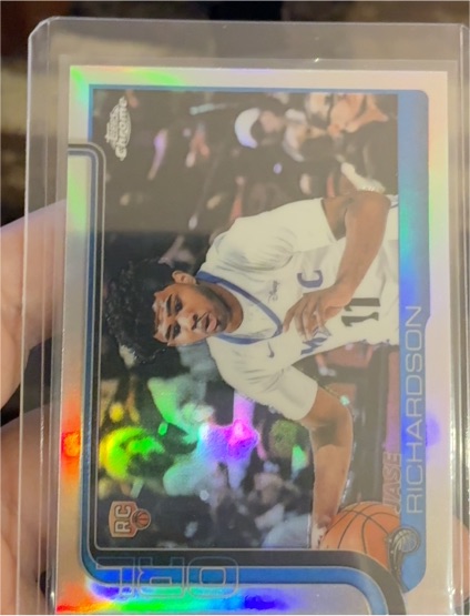 2025-26 Topps Chrome #275 Jase Richardson — front