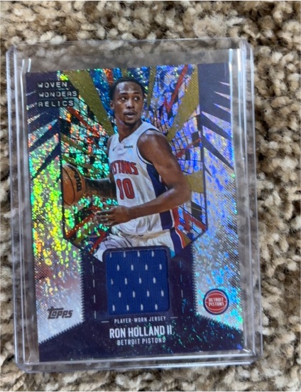 2025-26 Topps Woven Wonders Relics #WW-RH Ron Holland II — front