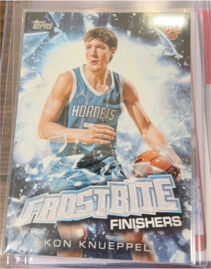 2025-26 Topps Holiday #FF-KK Kon Knueppel Frostbite Finishers — front
