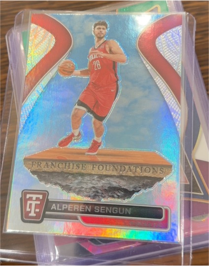 2024-25 Panini Totally Certified #2 Alperen Sengun Franchise Foundations Mirror — front