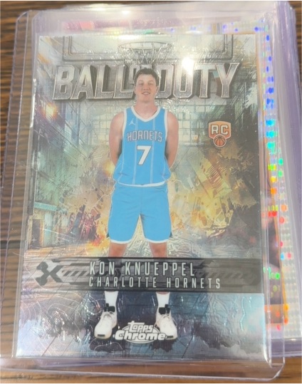 2025-26 Topps Chrome Basketball #BD-23 Kon Knueppel — front