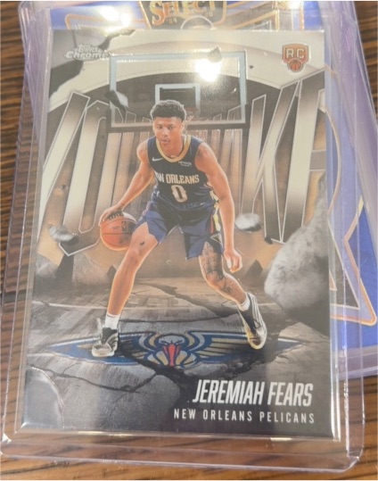 2025-26 Topps Chrome #YQ-7 Jeremiah Fears Youthquake Rookie — front