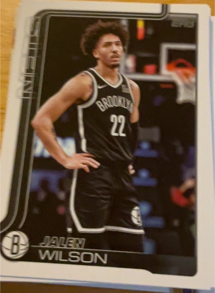 2025-26 Topps #12 Jalen Wilson — front