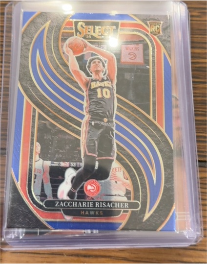 2024-25 Panini Select Premier Level #180 Zaccharie Risacher — front