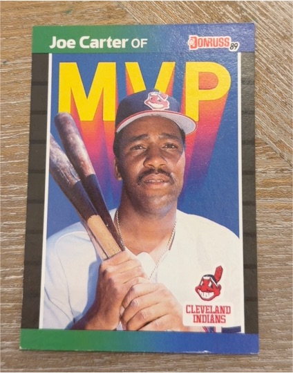 1989 Donruss #BC-3 Joe Carter MVP — front