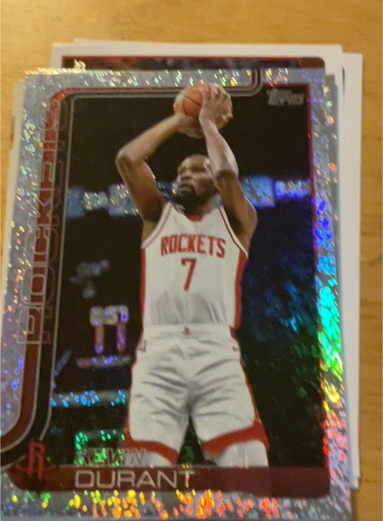 2025-26 Topps #157 Kevin Durant Houston Rockets — front