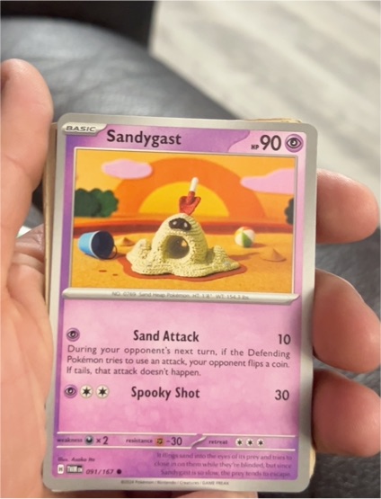 2024 Pokémon SV06: Twilight Masquerade #91 Sandygast — front