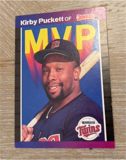 1989 Donruss MVP #BC-1 Kirby Puckett — front