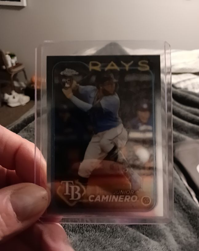 2024 Topps Chrome #213 Junior Caminero — front