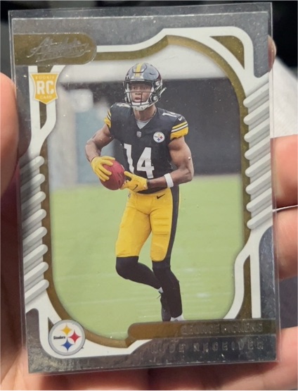 2022 Panini Absolute #123 George Pickens Rookie — front