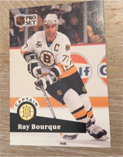 1991-92 Pro Set #567 Ray Bourque — front