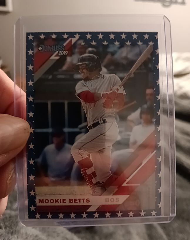 2019 Donruss Independence Day #101 Mookie Betts — front