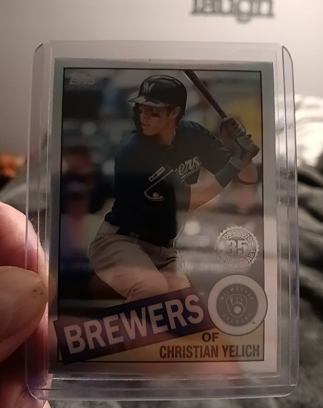2020 Topps Chrome 35th Anniversary #85TC-15 Christian Yelich — front