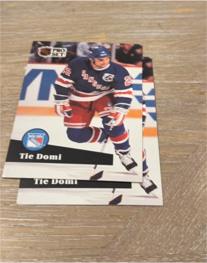 1991-92 Pro Set #440 Tie Domi — front