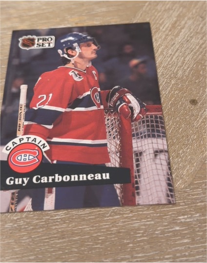 1991-92 Pro Set #576 Guy Carbonneau — front