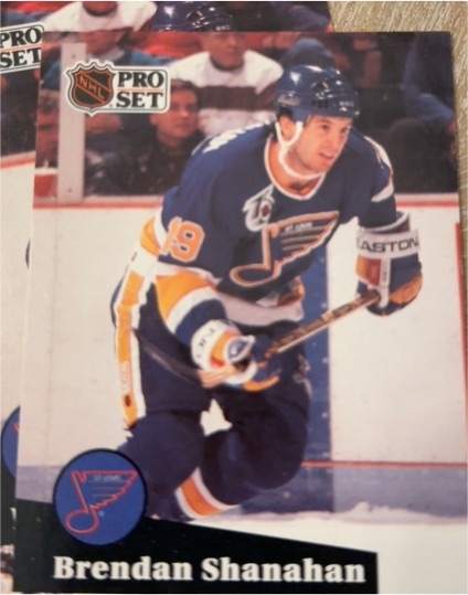 1991 Pro Set #475 Brendan Shanahan — front