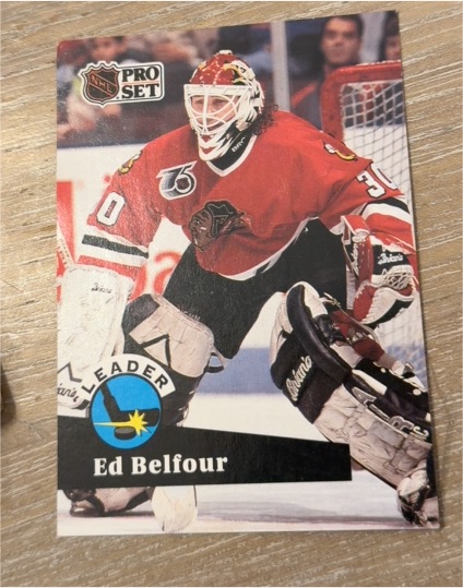 1991-92 Pro Set #600 Ed Belfour — front