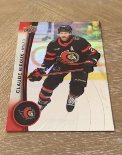 2025-26 Upper Deck Tim Hortons Claude Giroux — front