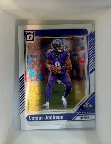 2024 Panini Donruss Optic #13 Lamar Jackson — front