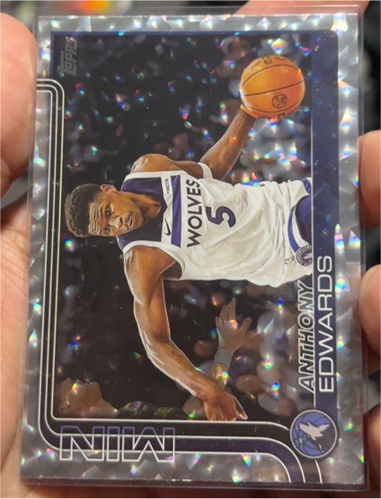 2025-26 Topps #108 Anthony Edwards — front