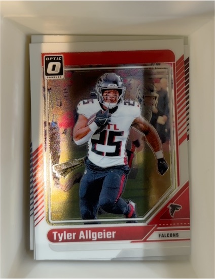2024 Panini Donruss Optic #9 Tyler Allgeier — front