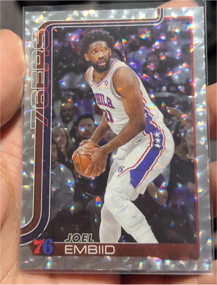 2025-26 Topps Basketball #22 Joel Embiid — front