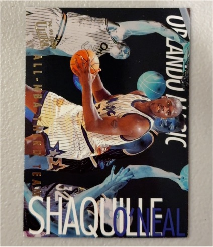 1994-95 Fleer Ultra All NBA Third Team #12 Shaquille O'Neal — front