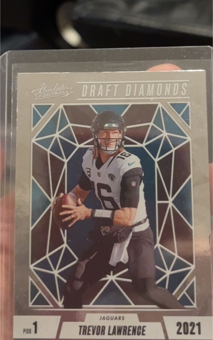 2024 Panini Absolute #DD-TLE Trevor Lawrence Draft Diamonds — front