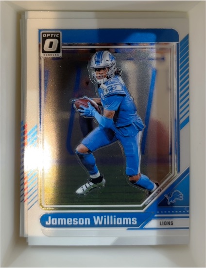 2024 Panini Donruss Optic #67 Jameson Williams — front