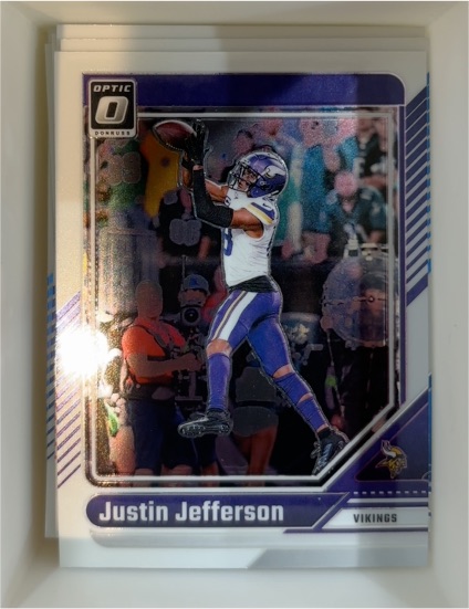 2024 Donruss Optic #130 Justin Jefferson — front