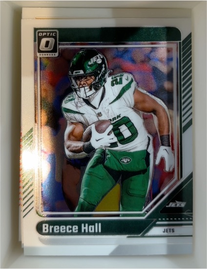 2024 Donruss Optic #156 Breece Hall — front