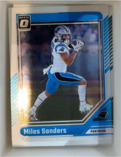 2024 Donruss Optic #27 Miles Sanders — front