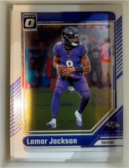 2024 Donruss Optic #13 Lamar Jackson — front