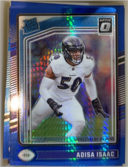 2024 Donruss Optic #202 Adisa Isaac — front