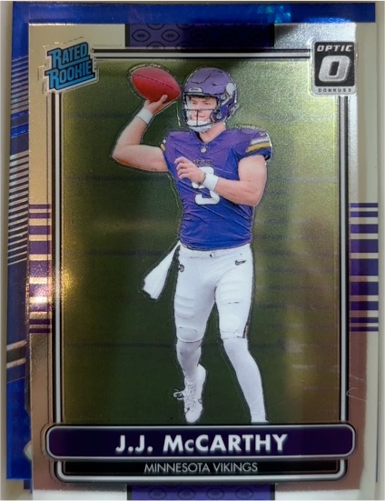 2024 Donruss Optic 2014 Retro Series #10 J.J. McCarthy — front