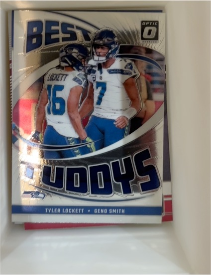 2024 Donruss Optic #19 Best Tuddys Tyler Lockett / Geno Smith — front
