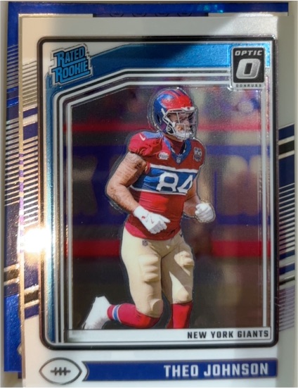 2024 Panini Donruss Optic #291 Theo Johnson — front