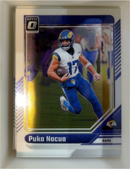 2024 Donruss Optic #115 Puka Nacua Los Angeles Rams — front