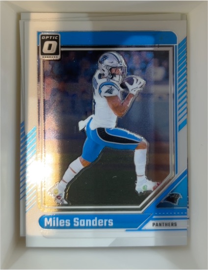 2024 Donruss Optic #27 Miles Sanders — front