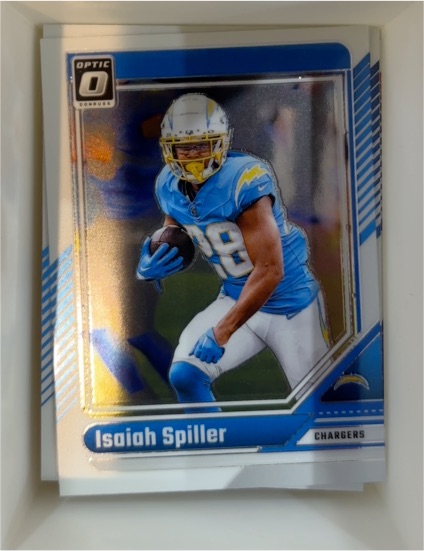 2024 Donruss Optic #107 Isaiah Spiller — front