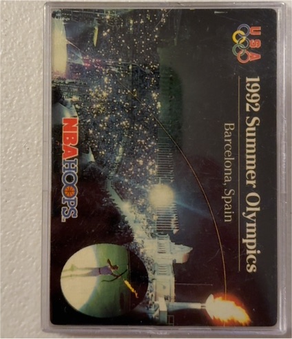1992 Skybox NBA Hoops #NNO 1992 Summer Olympics Team USA Barcelona Spain — front