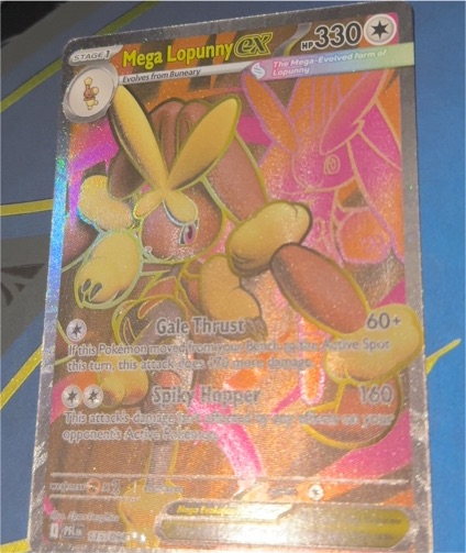 2025 Pokémon Mega Lopunny ex 115/094 Me02: Phantasmal Flames — front